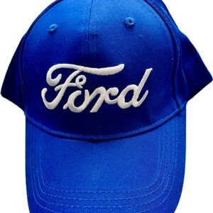 Blue Ford Baseball Cap adjustable strap